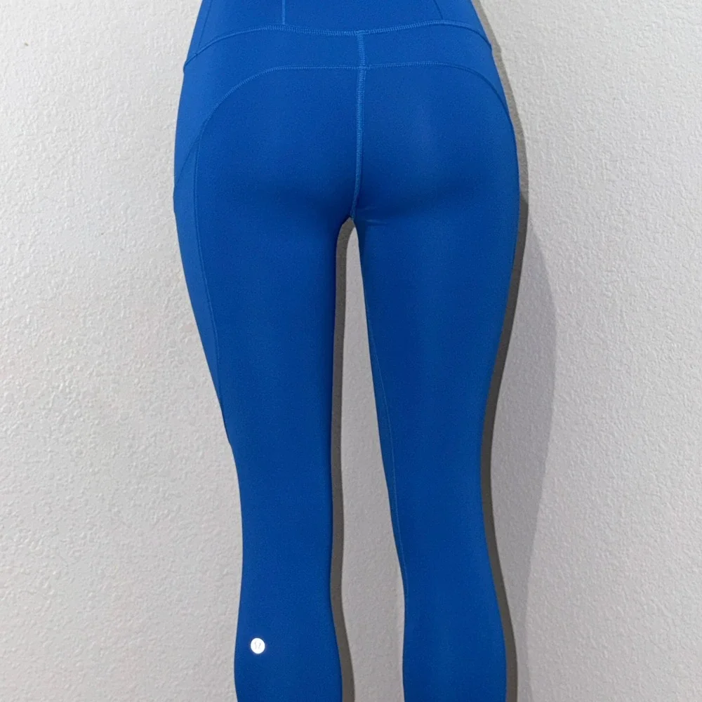 lululemon Wunder Under High Rise Tight Womens Size 4 Blue 25